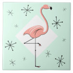 Flamingo Aqua Diamond Stars tile
