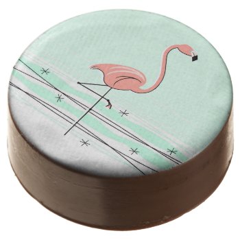 Flamingo Aqua Dipped Oreo by QuirkyChic at Zazzle
