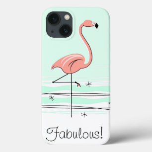 Flamingo Aqua 'Fabulous!' iPad Mini case