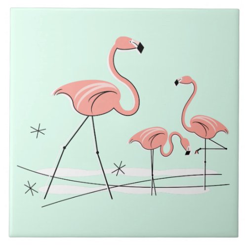 Flamingo Aqua Ocean Trio 2 tile