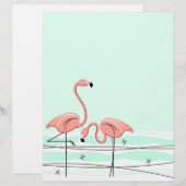 Flamingo Aqua pair (Front/Back)