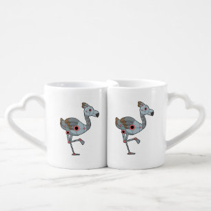 Flamingo as Robot Coffee Mug Set