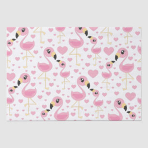 Flamingo Baby Shower Cute Tropical Tissue Paper