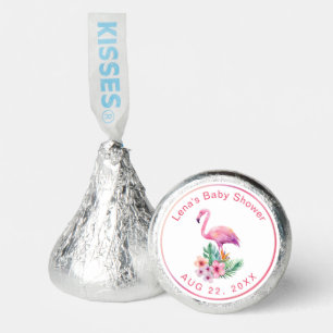 Flamingo Baby Shower Hershey Kiss Stickers Hershey®'s Kisses®