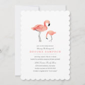 Flamingo Baby Shower Invitation (Front)