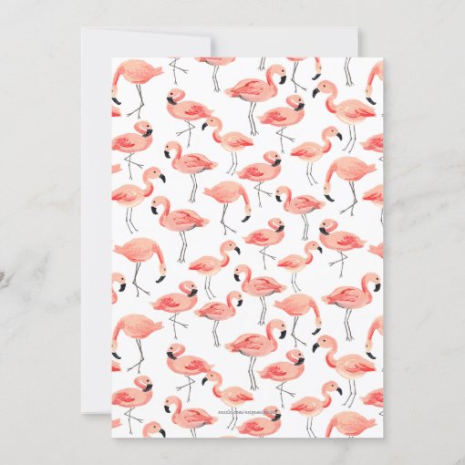 Flamingo Baby Shower Invitation | Zazzle