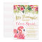 Flamingo Baby Shower Invitation Let's Flamingle