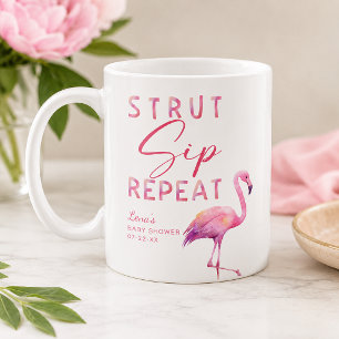 Flamingo Baby Shower Mug – Strut Sip Repeat