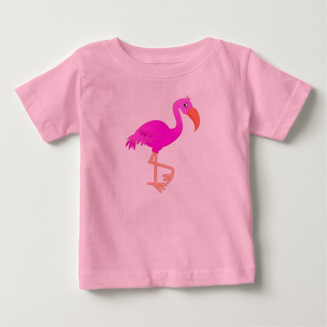 Flamingo Baby T-Shirt (Front)