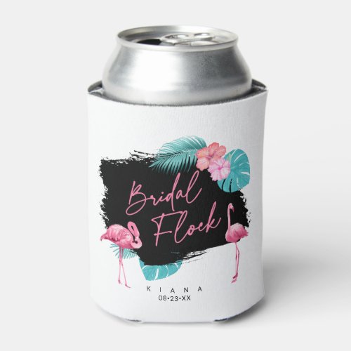 Flamingo Bachelorette Bridal Flock ID930 Can Cooler