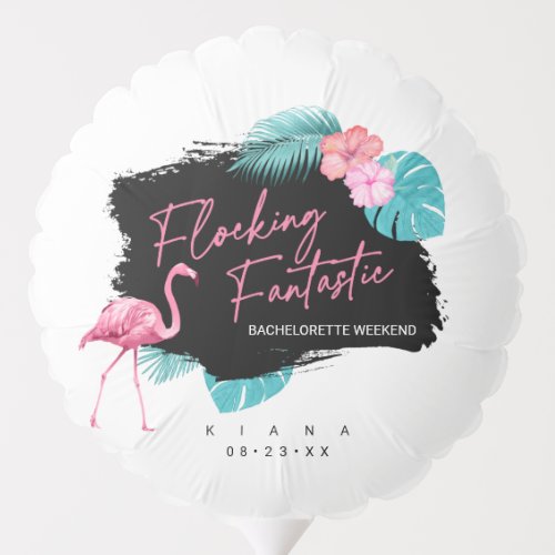 Flamingo Bachelorette Flocking Fantastic V2 ID930 Balloon