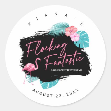 Flamingo Bachelorette Flocking Fantastic V2 ID930