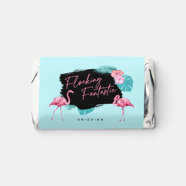 Flamingo Bachelorette Flocking Fantastic V2 ID930 Hershey's Miniatures (Front)