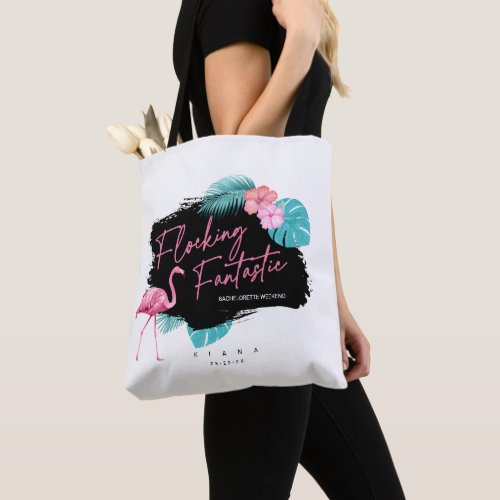 Flamingo Bachelorette Flocking Fantastic V2 ID930 Tote Bag