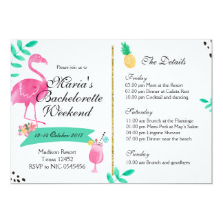 bachelorette weekend invitations