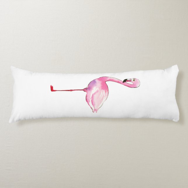 Flamingo ~ Balanced Body Pillow (Front)