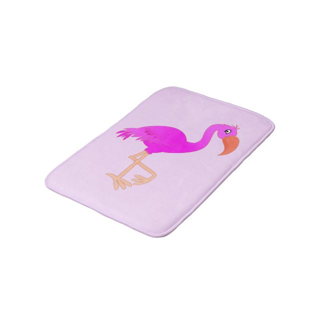 Flamingo Bath Mat (Angled)