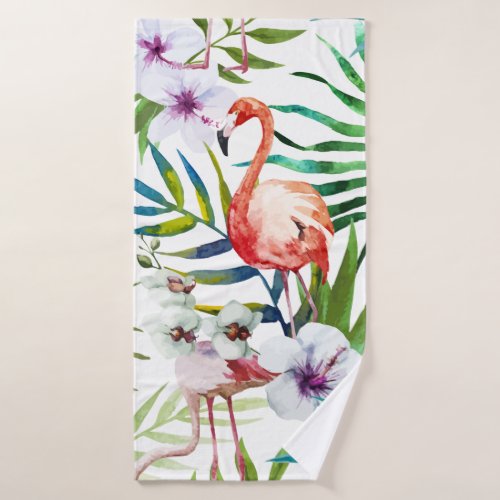 Flamingo Bath Towel
