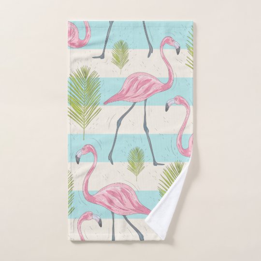 Flamingo Bath Towel Set | Zazzle.com