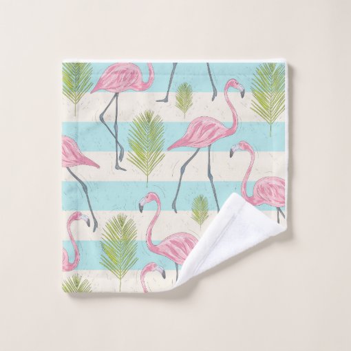 Flamingo Bath Towel Set | Zazzle