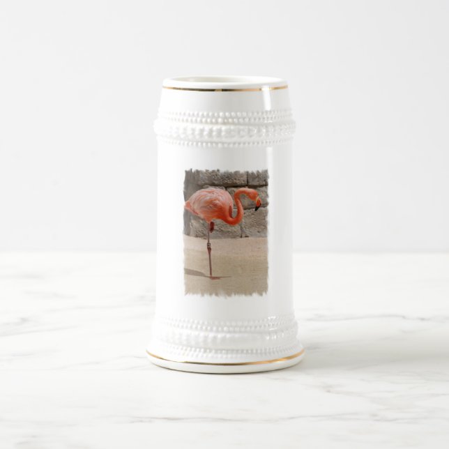 Flamingo Beer Stein (Center)