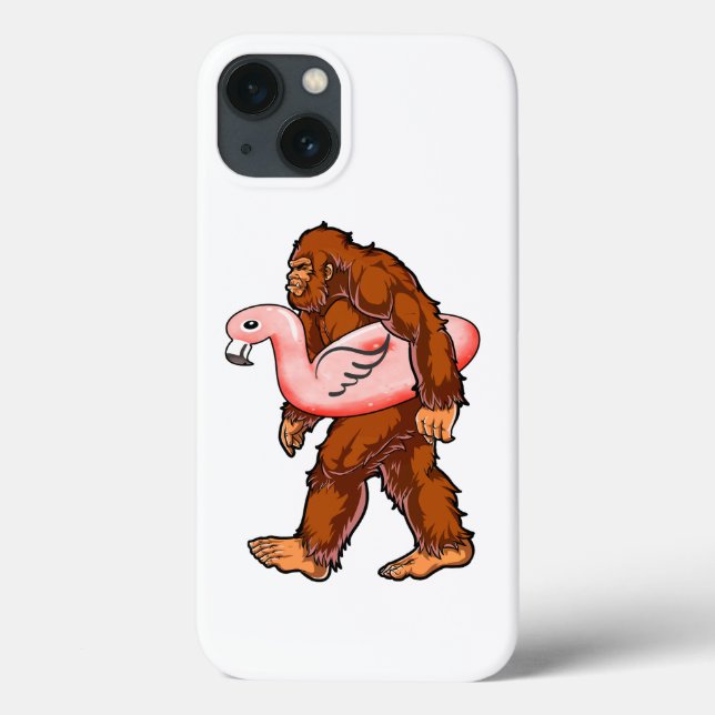 Flamingo Bigfoot Case-Mate iPhone Case (Back)