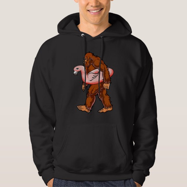 Flamingo Bigfoot  Hoodie (Front)