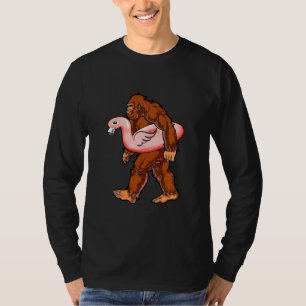 Flamingo Bigfoot  T-Shirt