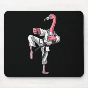 Flamingo Bird Karate Kickboxing Kung Fu Ninja Mart Mouse Pad