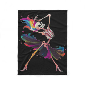Flamingo Bird Karate Ninja Kickboxing Taekwondo Ma Fleece Blanket