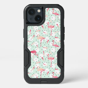 Flamingo Bird With Feathers iPhone 13 Case