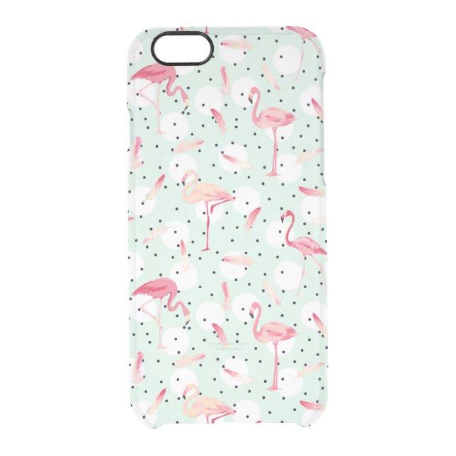 Flamingo Bird With Feathers Uncommon iPhone Case (Back)