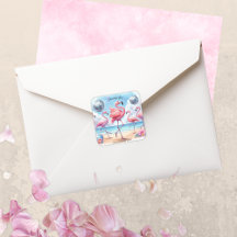 Flamingo Birthday Beach Party