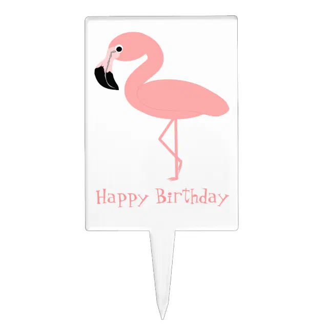 Flamingo Cake Topper – Frans Cake and Candy