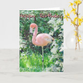 Flamingo Birthday Card | Zazzle
