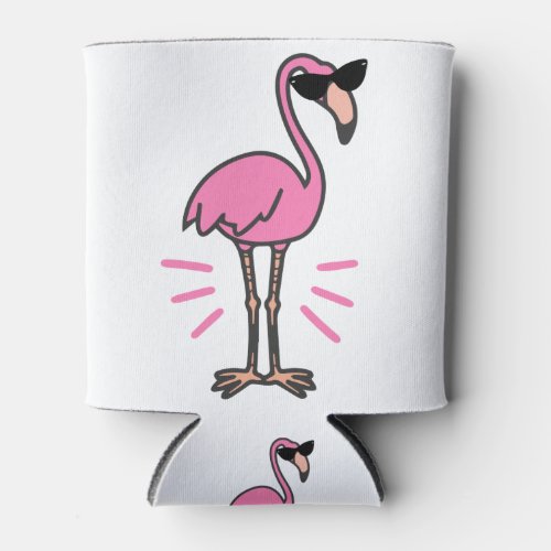 Flamingo birthday flamingo flamingo sunglasses can cooler