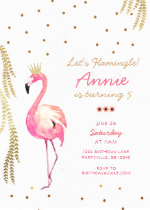 flamingo invitations zazzle