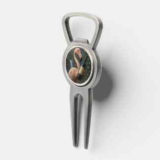 flamingo bottle opener and divot tool 