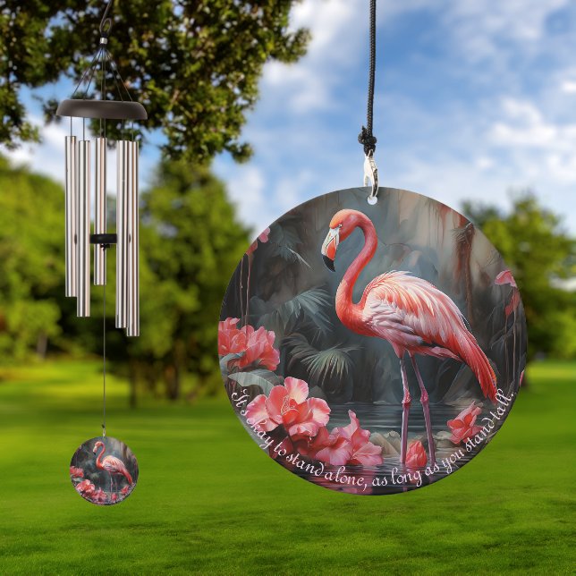 Flamingo Breeze Wind Chime Wind Chime (Outdoor)