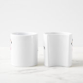 Flamingo Bride and Groom Personalized Mug Set (Side)