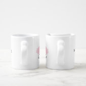 Flamingo Bride and Groom Personalized Mug Set (Handle)
