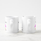 Flamingo Bride Groom Personalized Wedding Gift Coffee Mug Set (Handle)