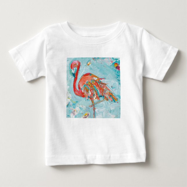 Flamingo Bright Baby T-Shirt (Front)