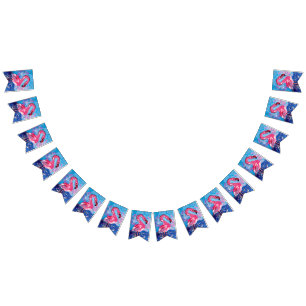Flamingo Bunting Flags