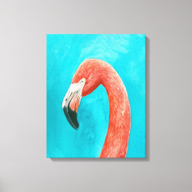 Flamingo Canvas Print (Front)
