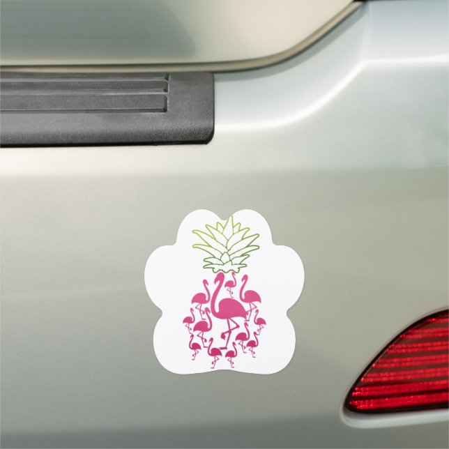Flamingo Car Magnets| Essential for car Car Magnet (In Situ)