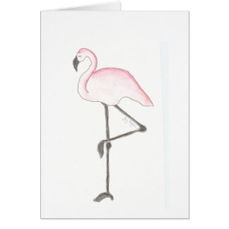 Flamingo Card