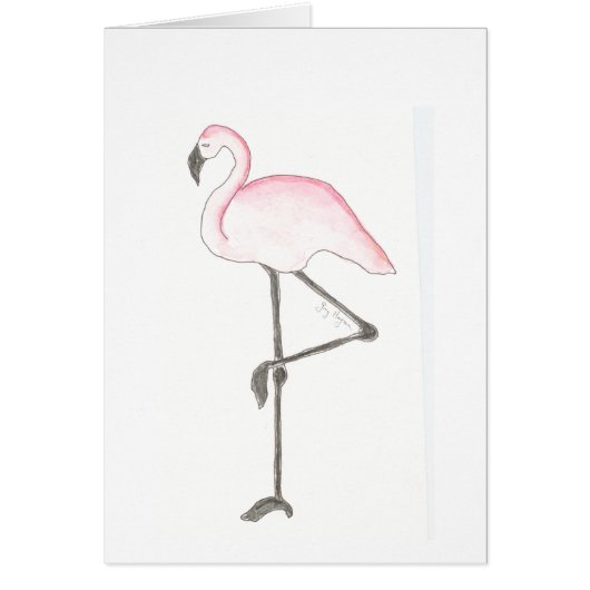 Flamingo Card (Front)