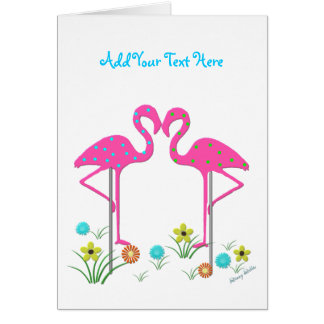 Flamingo Birthday Cards, Flamingo Birthday Card Templates, Postage ...