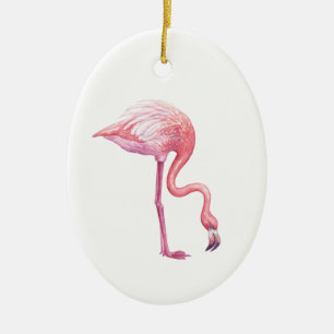 Flamingo Ceramic Ornament